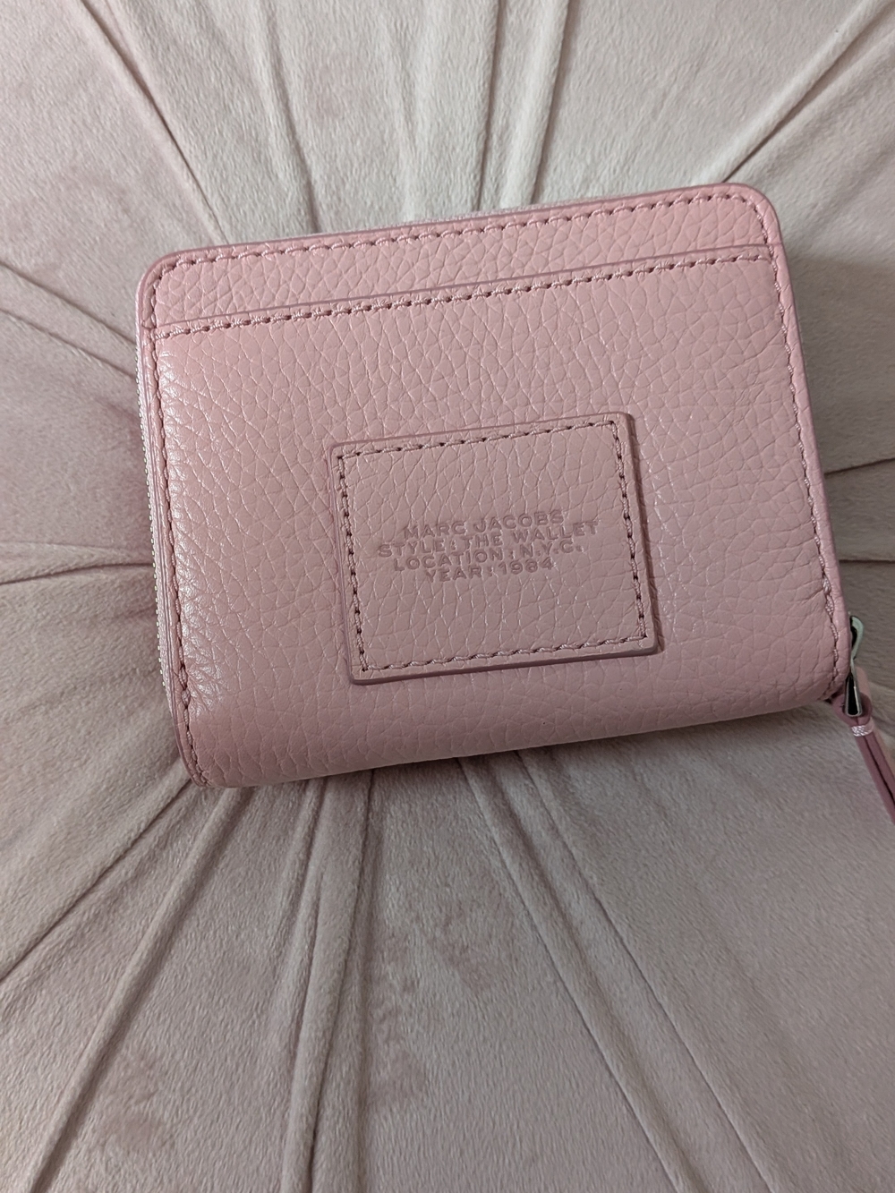 Marc Jacobs Medium Leather Tote Bag Matching Set In Ribbon Pink With Wallet ππ - Picture 15 of 15